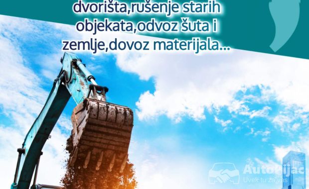 Iskop mini bagerom od 5 tona