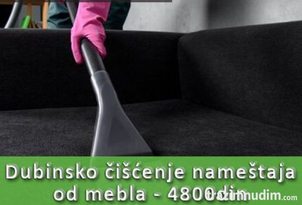 Dubinsko čišćenje nameštaja od mebla  6000 rsd