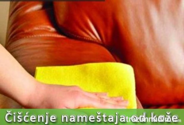 Čišćenje nameštaja od kože 