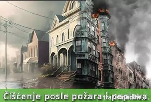 Čišćenje prostora posle požara, poplava ili izlivanja kanalizacije