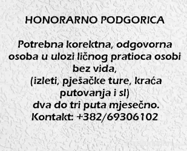HONORARNO PODGORICA