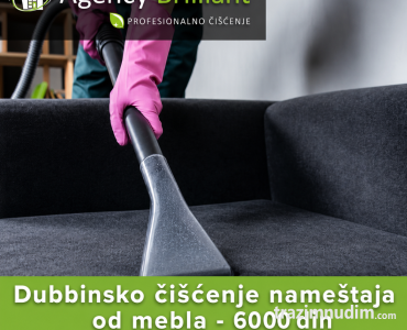 Dubinsko čišćenje nameštaja od mebla 6000 rsd