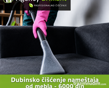 Dubinsko čišćenje nameštaja od mebla  6000 rsd