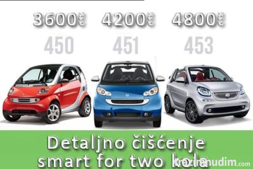 1 Detaljno ciscenje smart for two kola